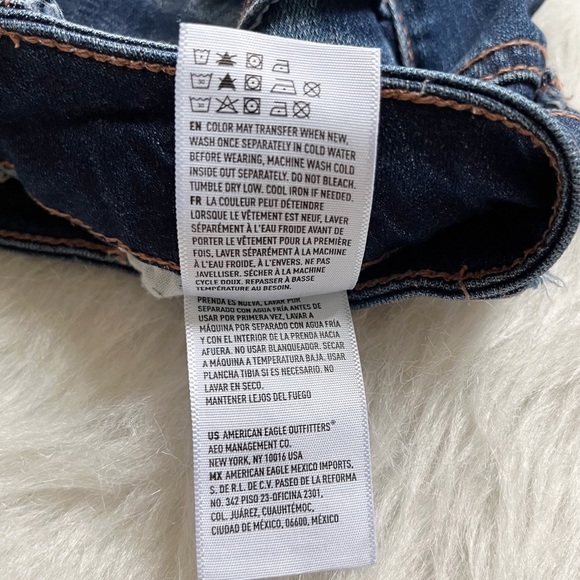 American Eagle Super Stretch X Jeans Sz 0 - Picture 8 of 8